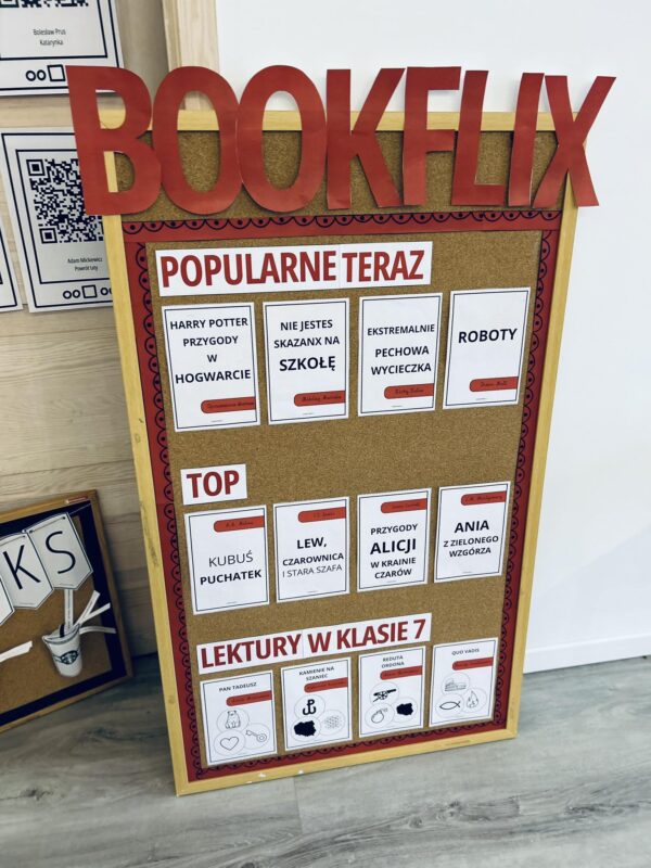 GAZETKA CZYTELNICZA BOOKFLIX