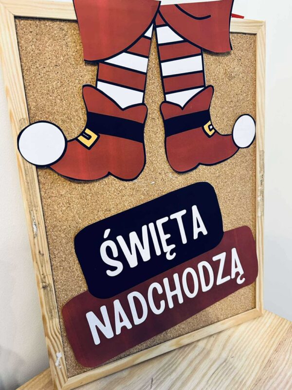 DEKORACJA NA DRZWI - NADCHODZĄ ŚWIĘTA