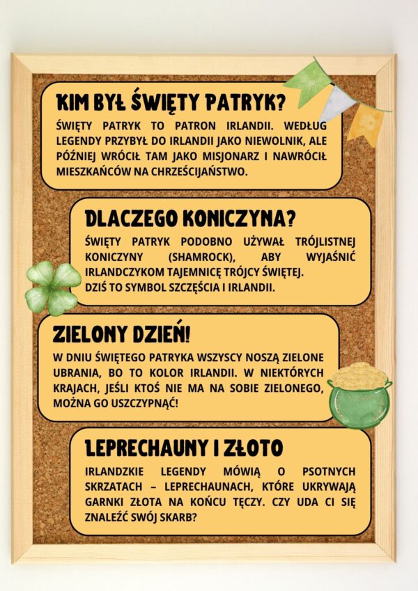 DZIEŃ ŚWIĘTEGO PATRYKA (PL/ANG) - obrazek 5